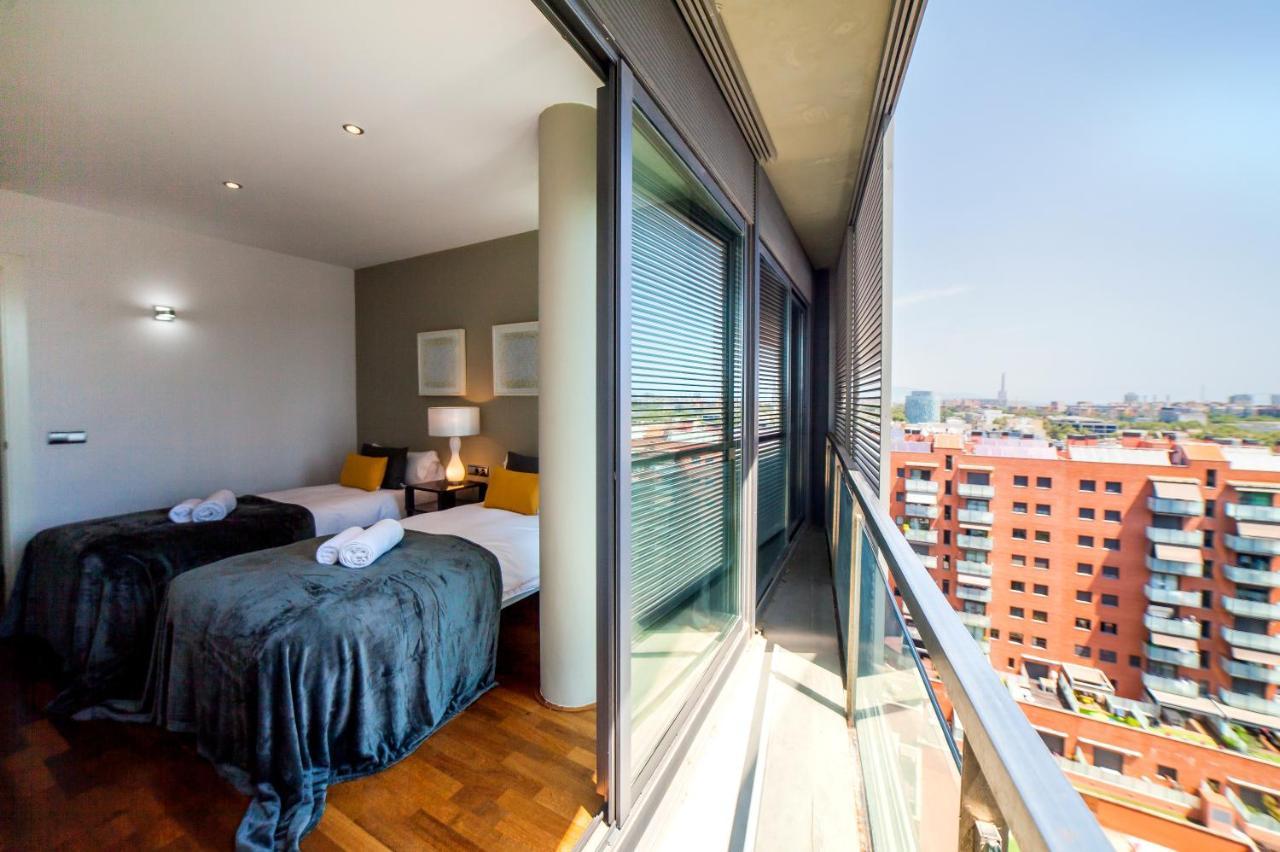 Apartmán Victoria Diagonal Mar Barcelona Exteriér fotografie